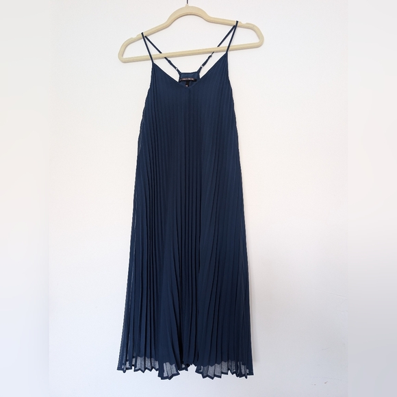 Victoria's Secret Dresses & Skirts - Victoria's Secret Navy Pleated Mini Dress with Racerback Straps